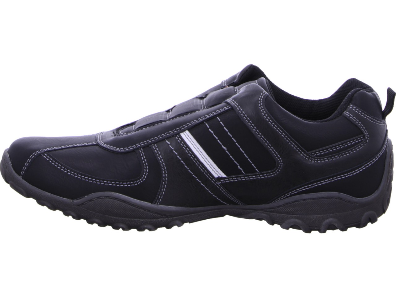 DIVERSE Komfort Slipper schwarz