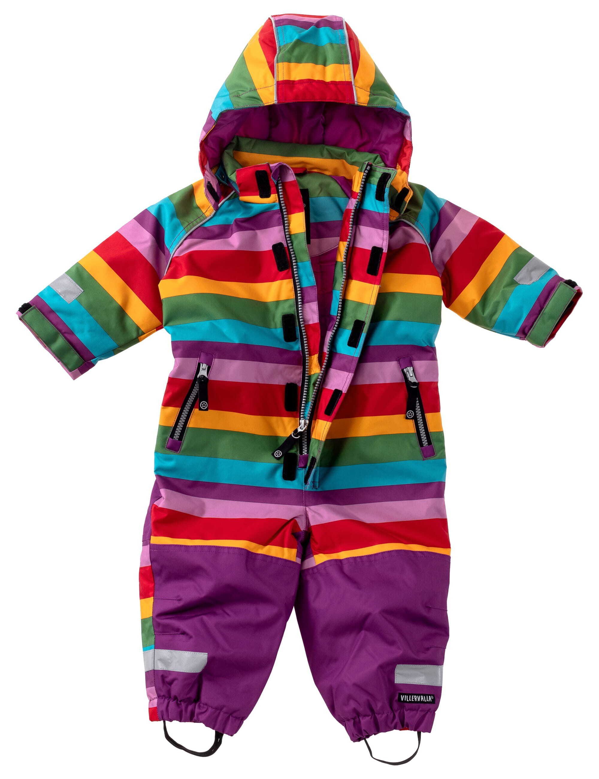 Villervalla Schneeoverall Schneeanzug Streifen (1-tlg)