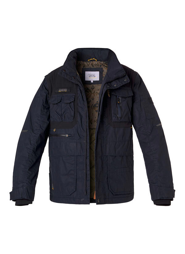 camel active, 2-in-1 Jacke, Baumwolle wattiert, nachtblau