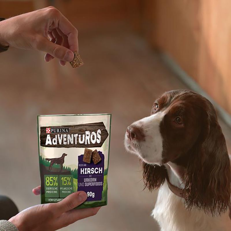 PURINA Adventuros Reich an Hirsch mit Urkorn