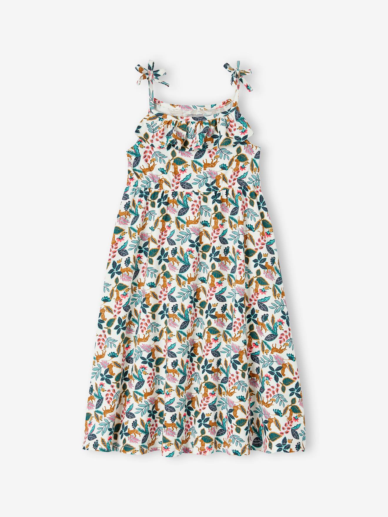 Vertbaudet Mädchen Trägerkleid Oeko-Tex - wollweiß