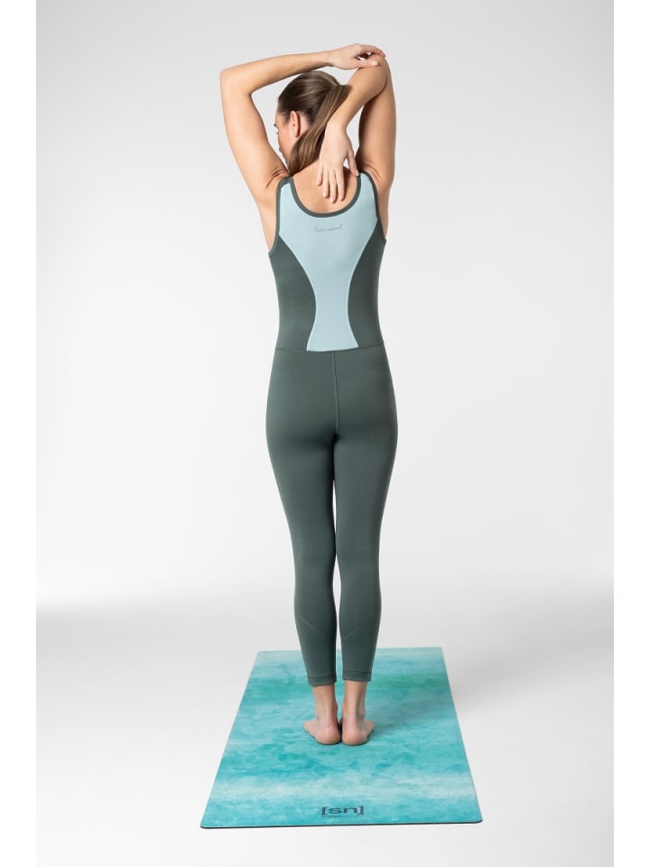 super.natural Merino Einteiler W LIQUID FLOW OVERALL in graugrün günstig kaufen