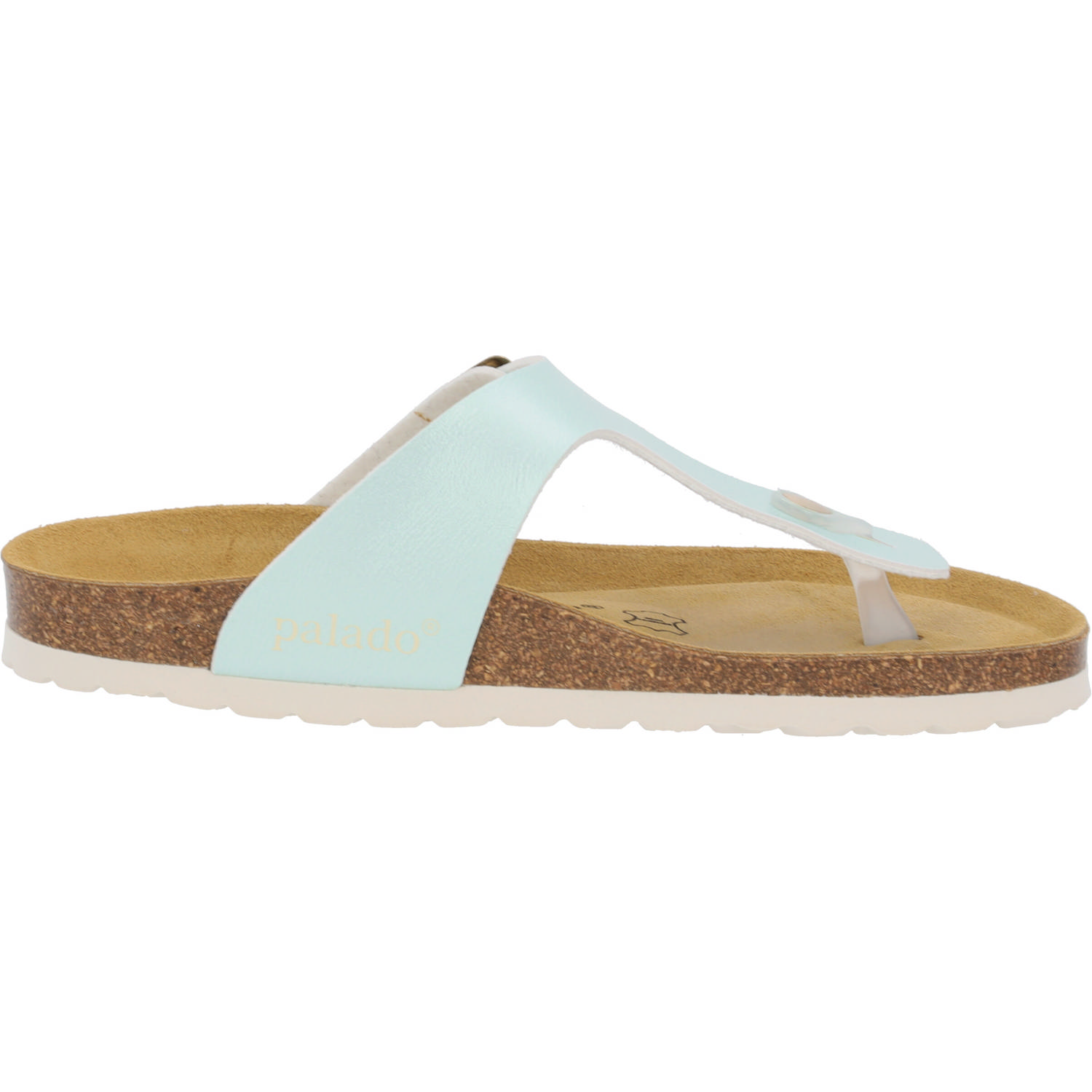 Palado Kos Metallic, Zehentrenner, Damen, Türkis
