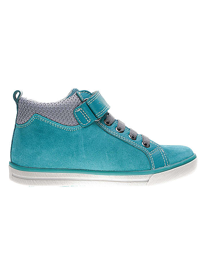 lamino Leder-Sneakers in Türkis günstig kaufen 32