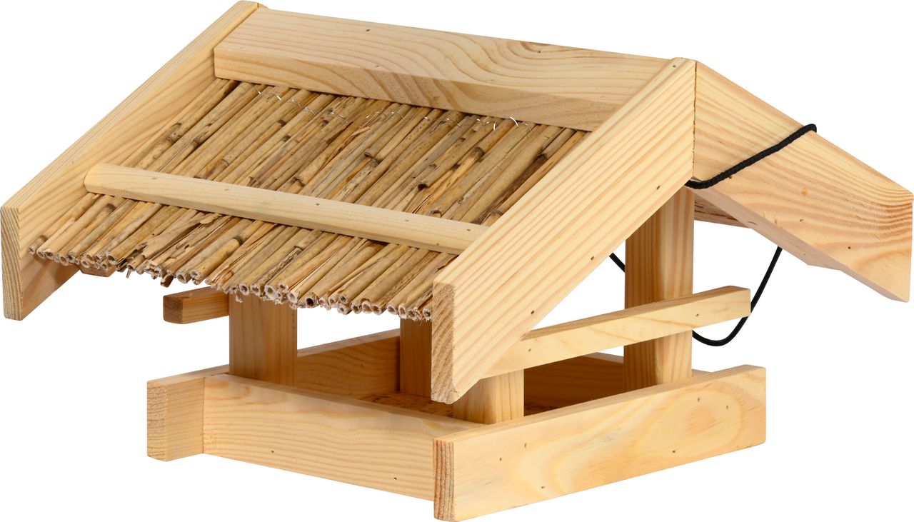 dobar Vogelfutterhaus mit Schilfdach