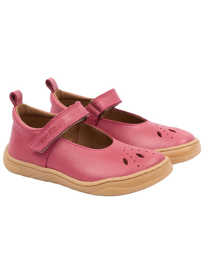 POM POM Leder-Barfußschuhe in Pink günstig kaufen