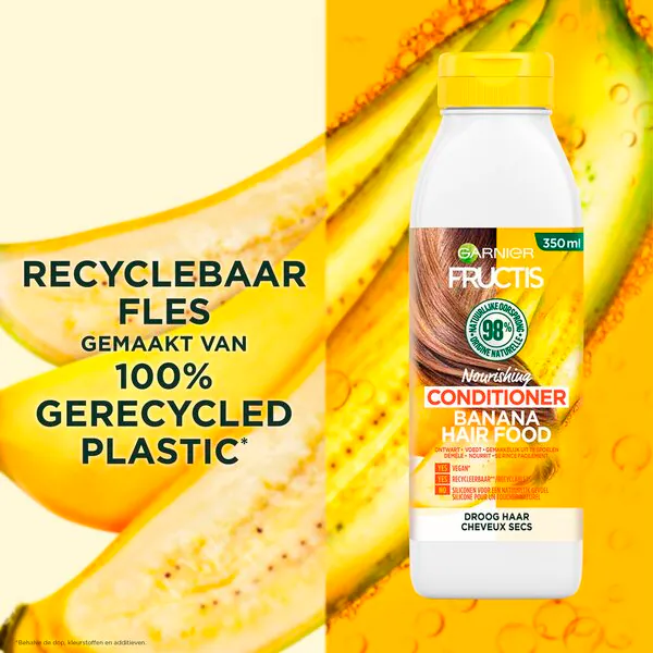 Garnier Fructis Výživný banánový vlasový kondicionér 350ml