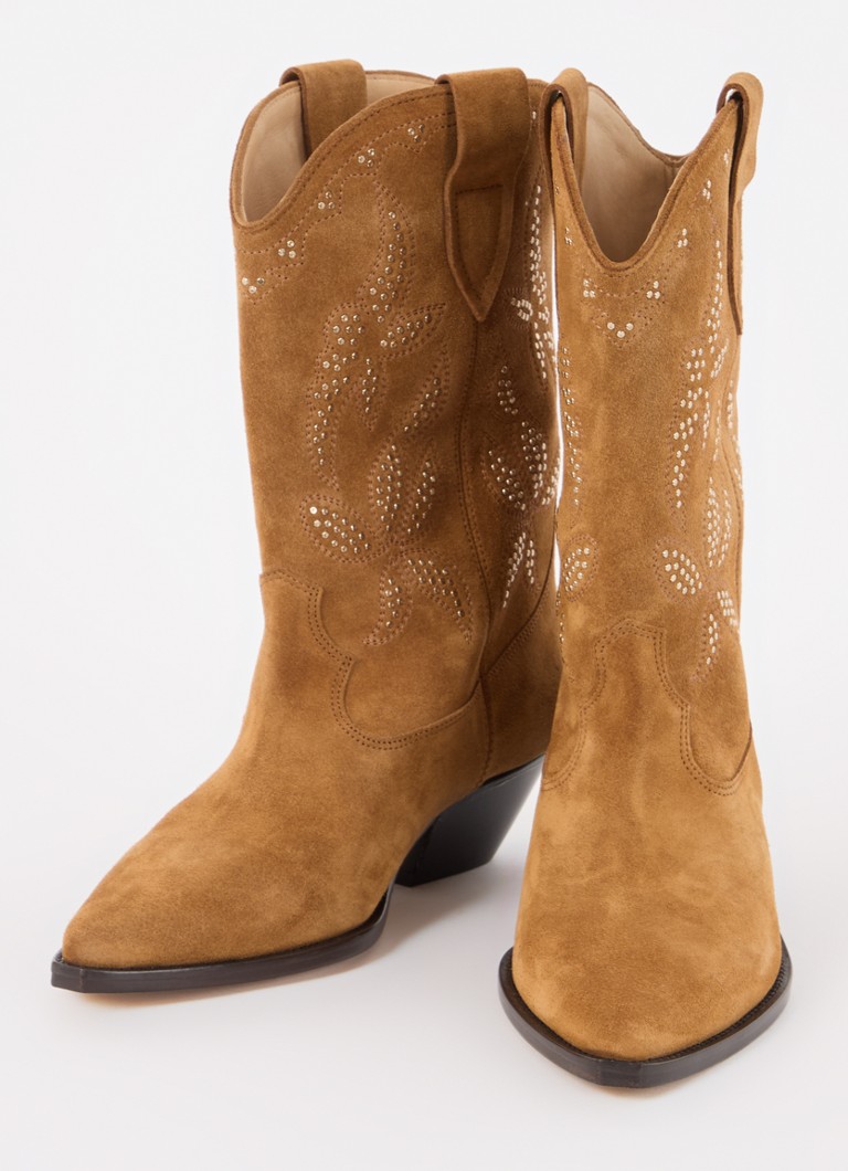 Stivali da cowboy Isabel Marant Duerto in camoscio con borchie