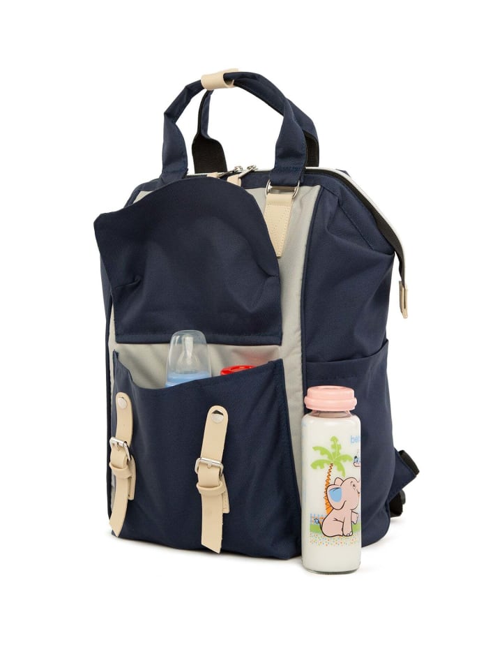 BAGmori Wickeltasche - Schultertasche in Marineblau günstig kaufen onesize