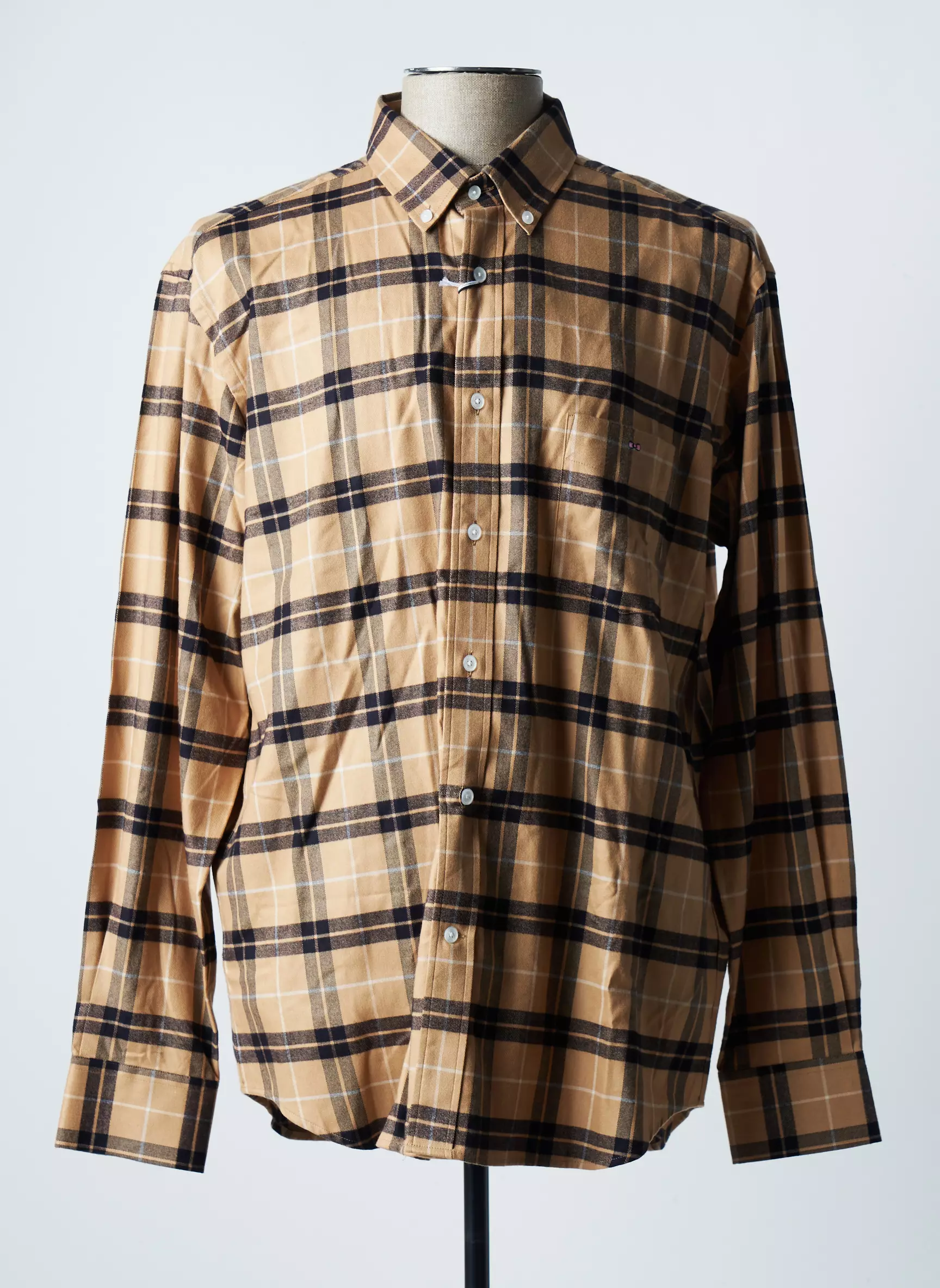 Eden Park Manches Longues Homme couleur beige