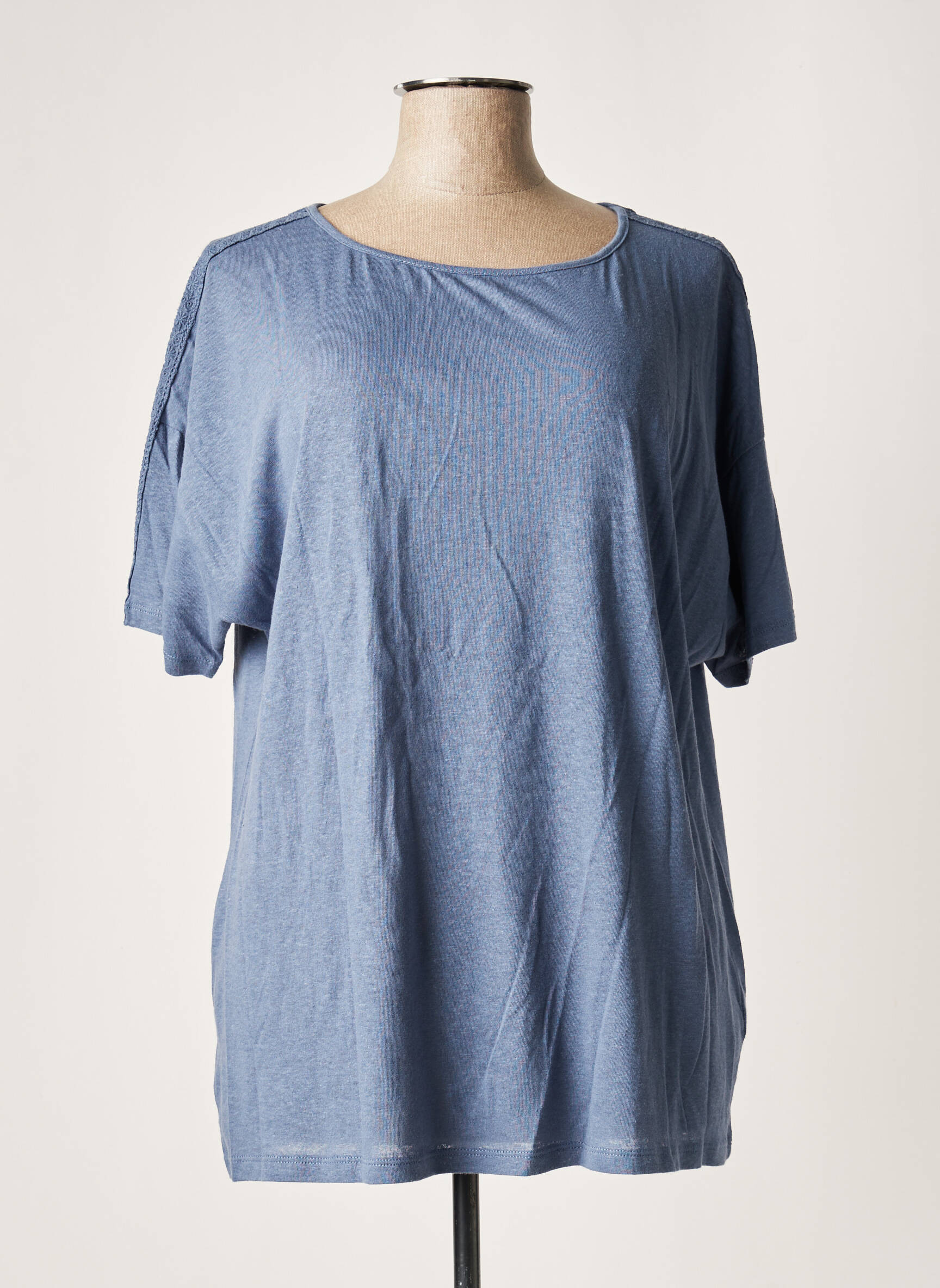Yesta Tuniquemanchecourte Femme couleur bleu