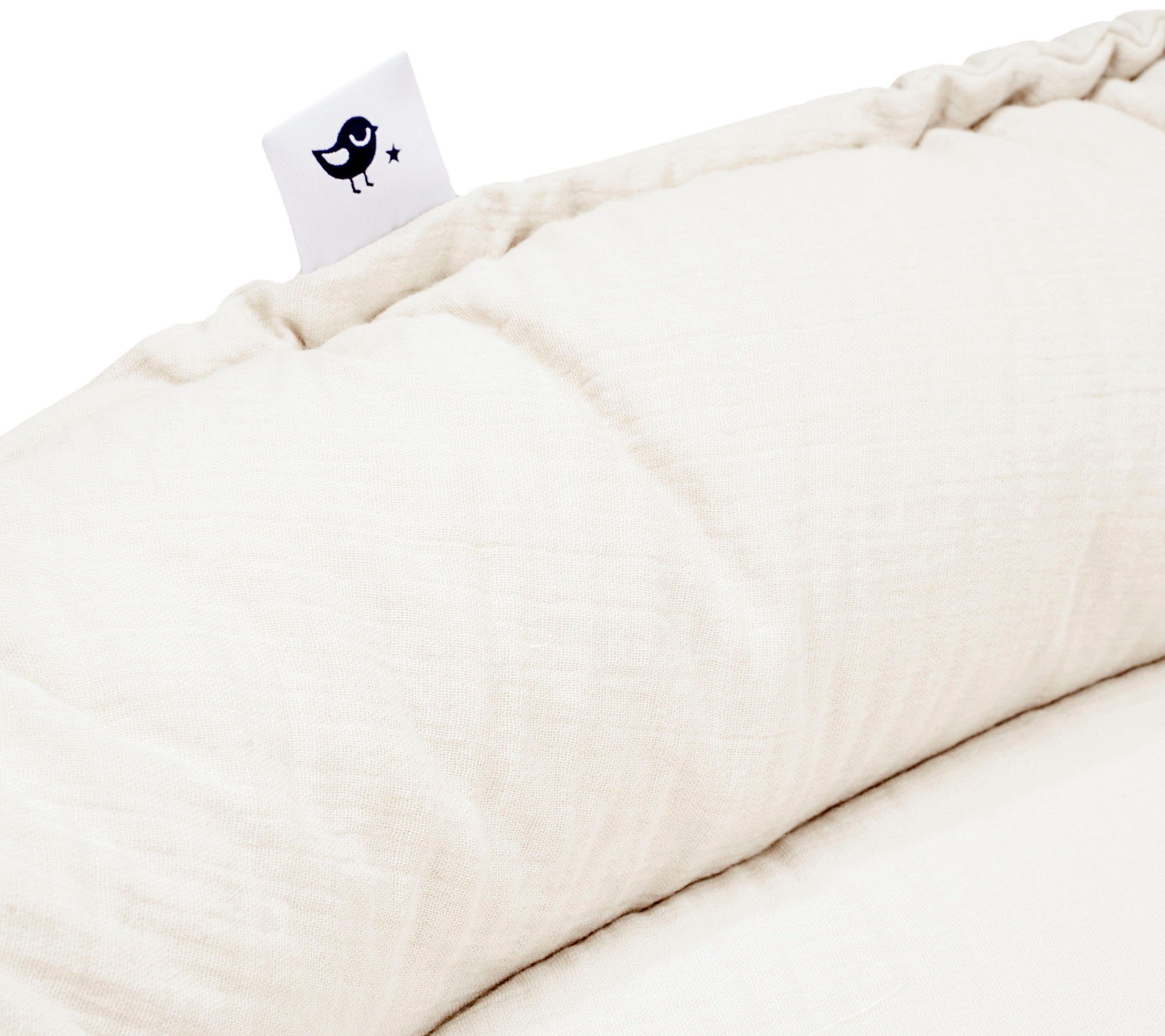 Julius Zöllner Kuschelnest NIDO, Musselin ivory, Made in Germany