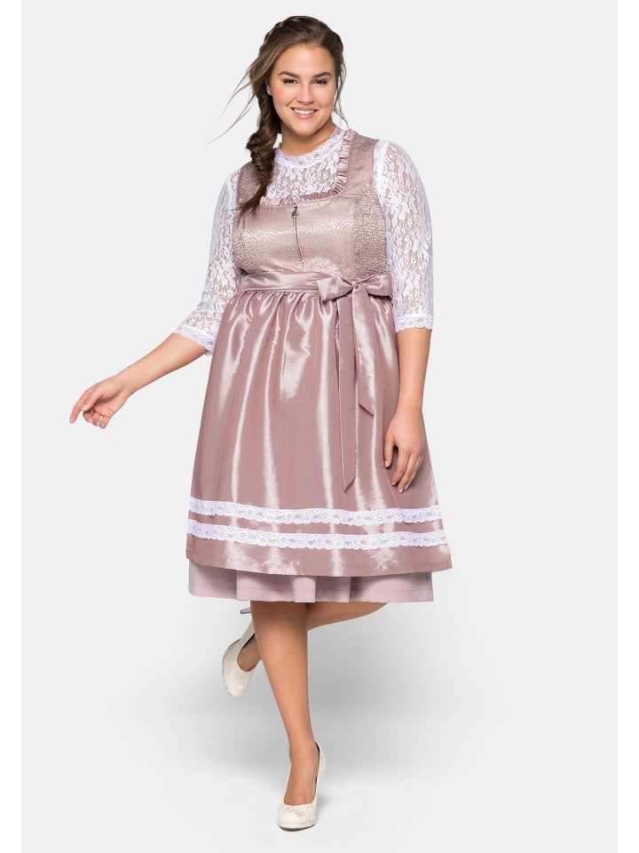 sheego Dirndl in zartrosa günstig kaufen