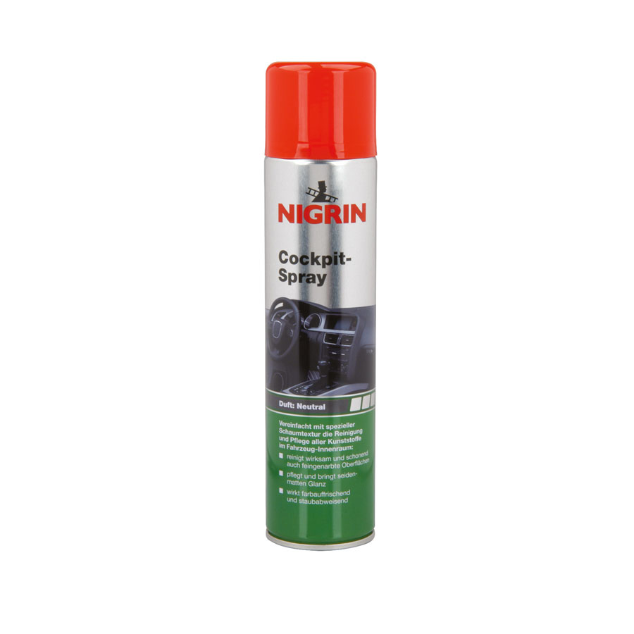 Nigrin Cockpit-Spray mit neutralem Duft, 400 ml - ATU