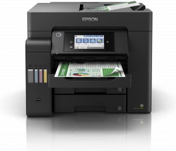 Epson EcoTank ET-5850 Farb Tintenstrahl All-in-One Drucker DIN A4 Schwarz C11CJ29401