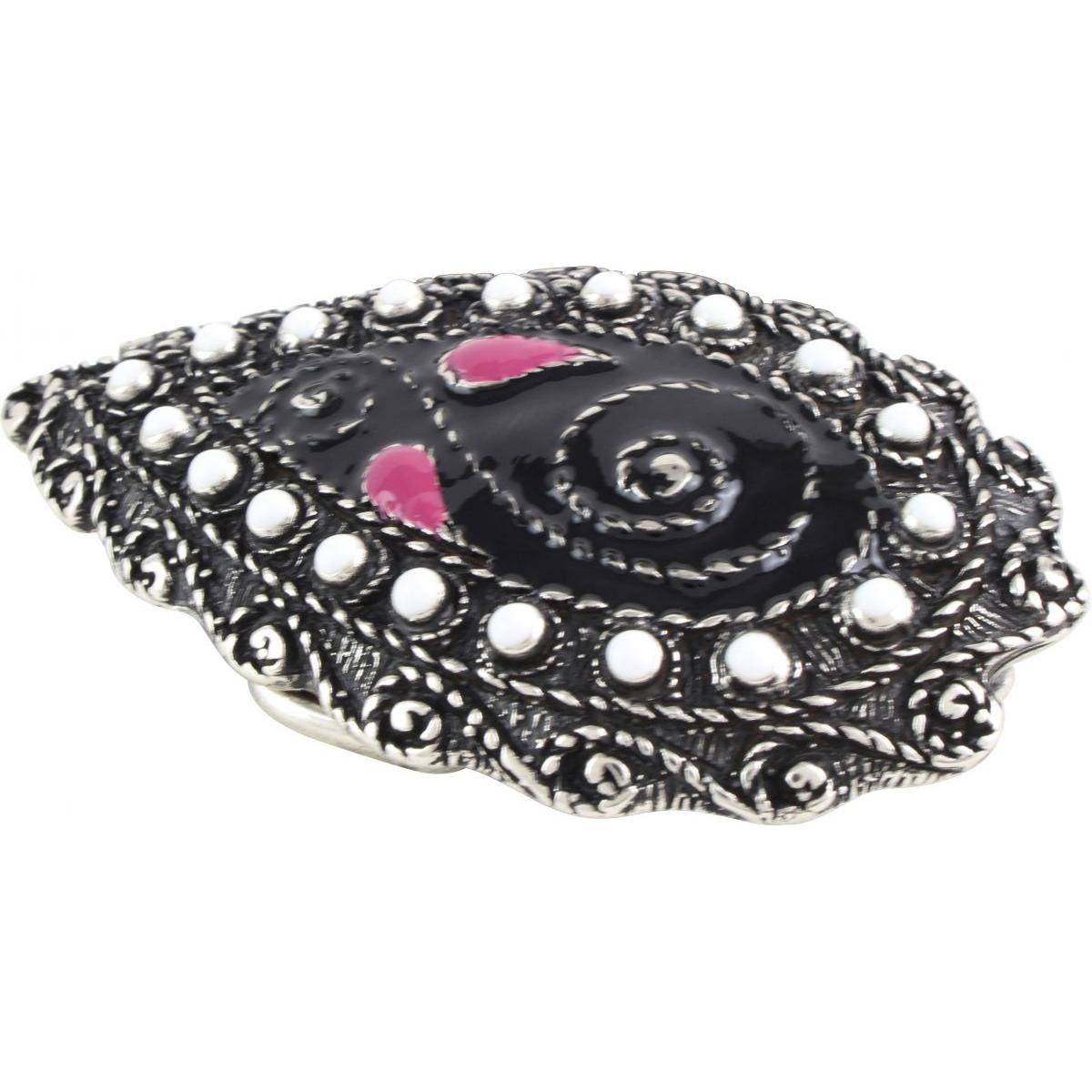 BELTINGER Gürtelschnalle Muschel 4,0 cm - Buckle Wechselschließe Schnecke Gürtelschließe 40mm -