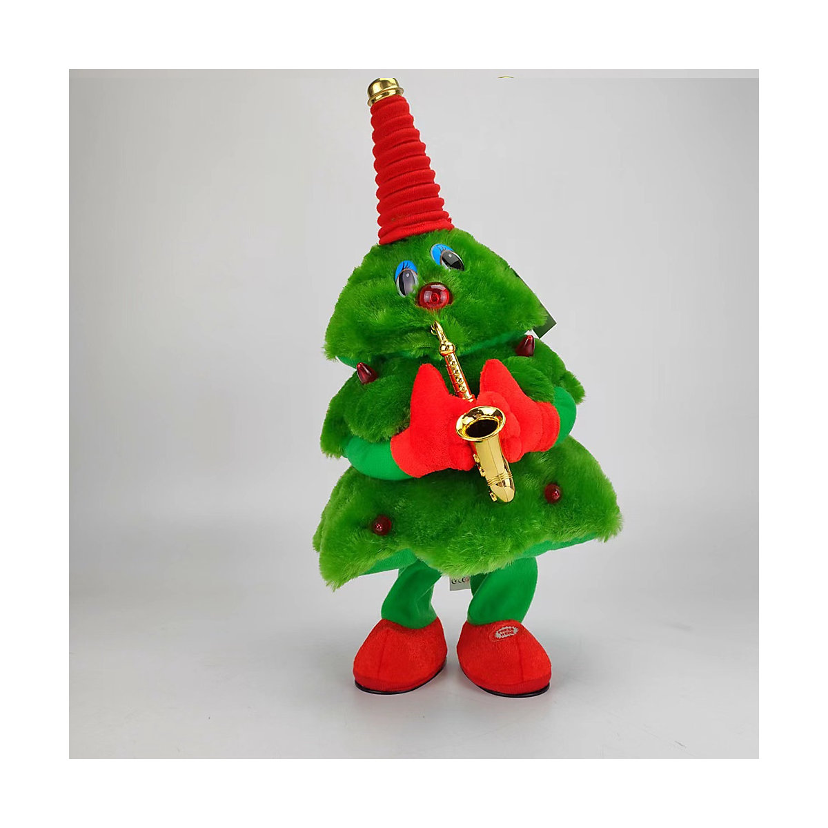Spielzeug für den Weihnachtsbaum Elektrischer Plüsch Tanzender Weihnachtsbaum Spielzeug