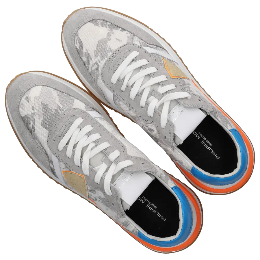 Philippe Model - Sneaker low TROPEZ 2.1 Veloursleder Textil - grau