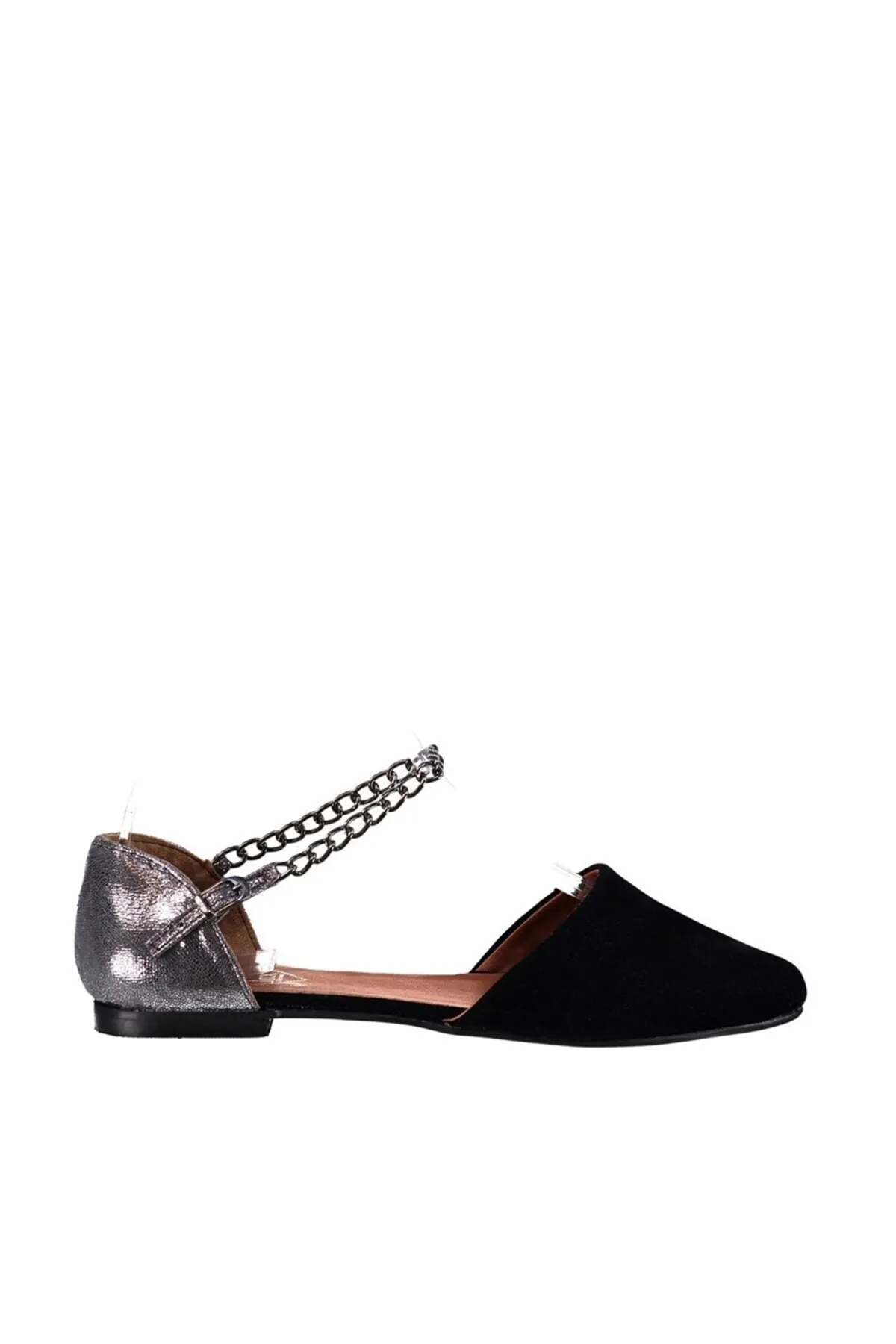 Fox Shoes  Flache Damenschuhe in Schwarz, Platin, B726024402