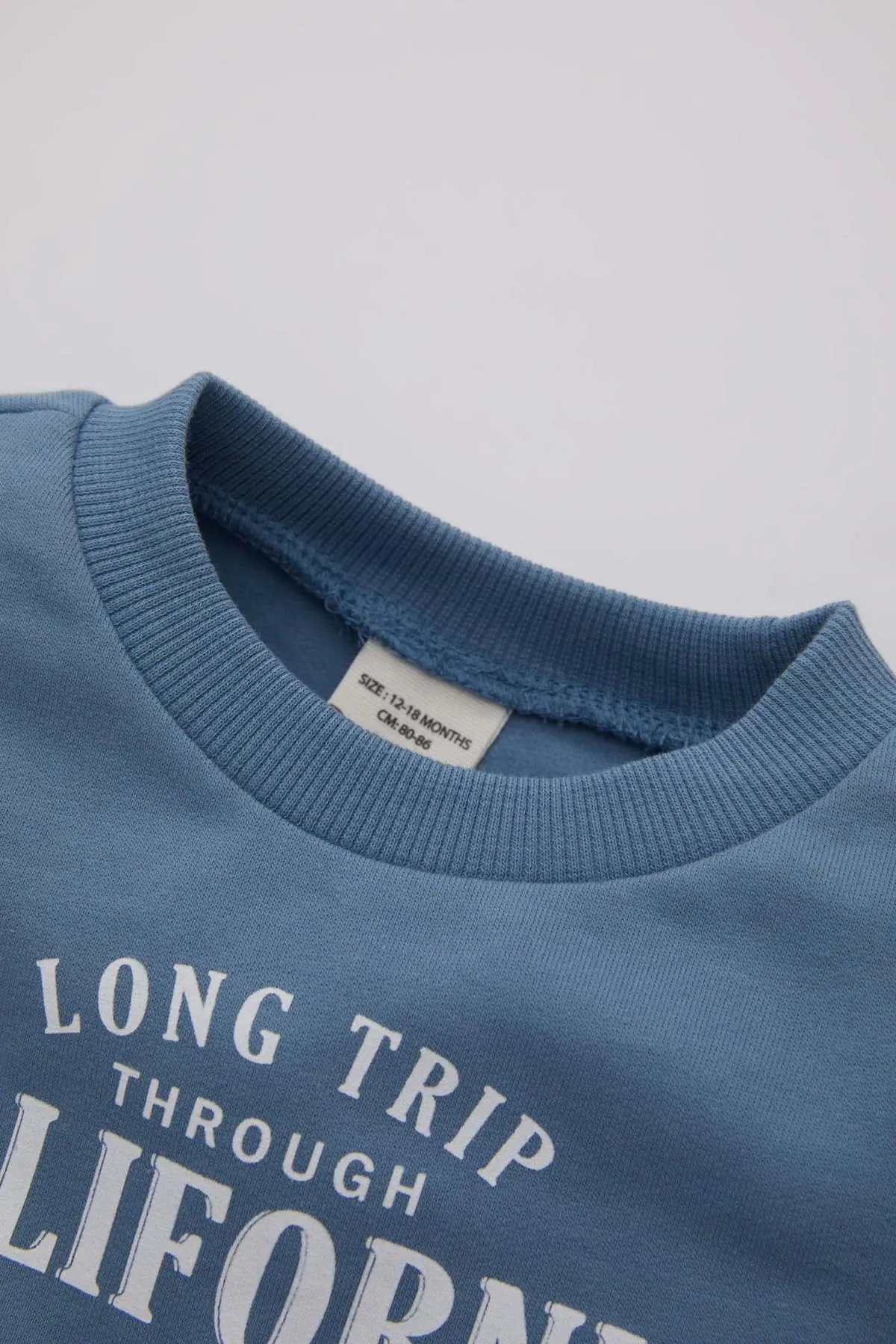 DeFacto  Bedrucktes Sweatshirt und Jogginghose für Baby Jungen - 2er-Set B3175a524sp