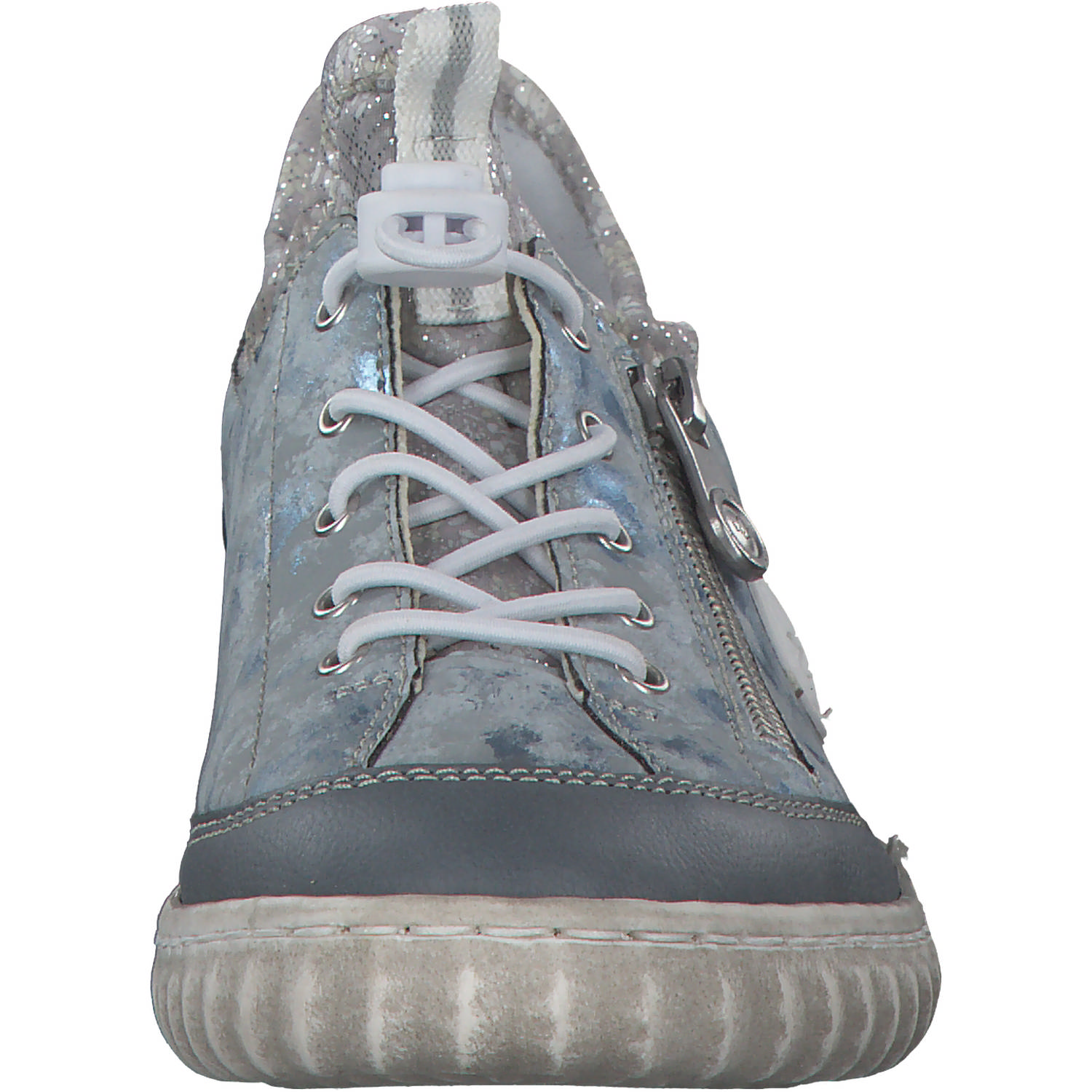 Rieker N0963, Schnürschuhe, Damen, adria/heaven/adria/silverflowe