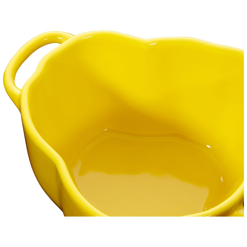 Cocotte 11 cm, Gelb, Keramik