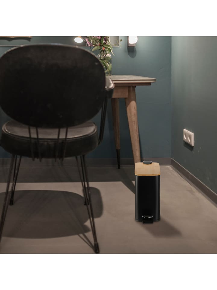 relaxdays Mülleimer in Schwarz - 5 l günstig kaufen onesize