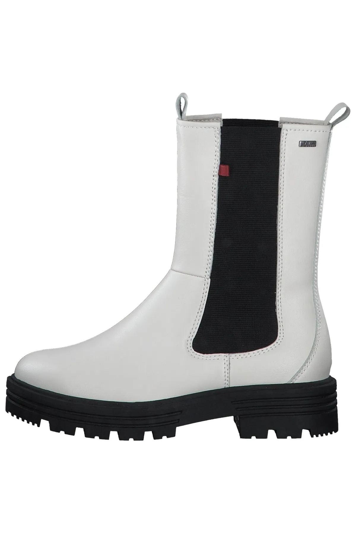 s.Oliver  Stiefelette - Grau - Blockabsatz