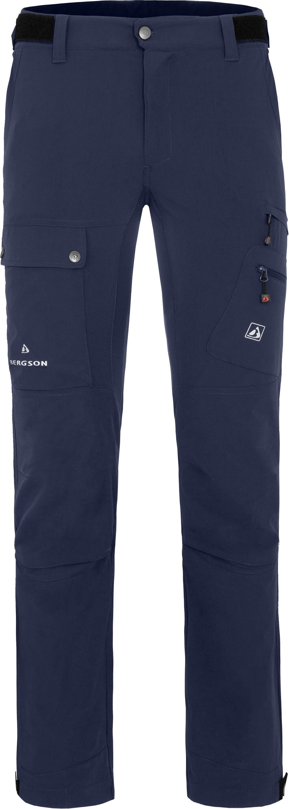 Bergson Outdoorhose BOGONG Herren Wanderhose, vielseitig, viele Taschen, Normalgrößen, peacoat blau
