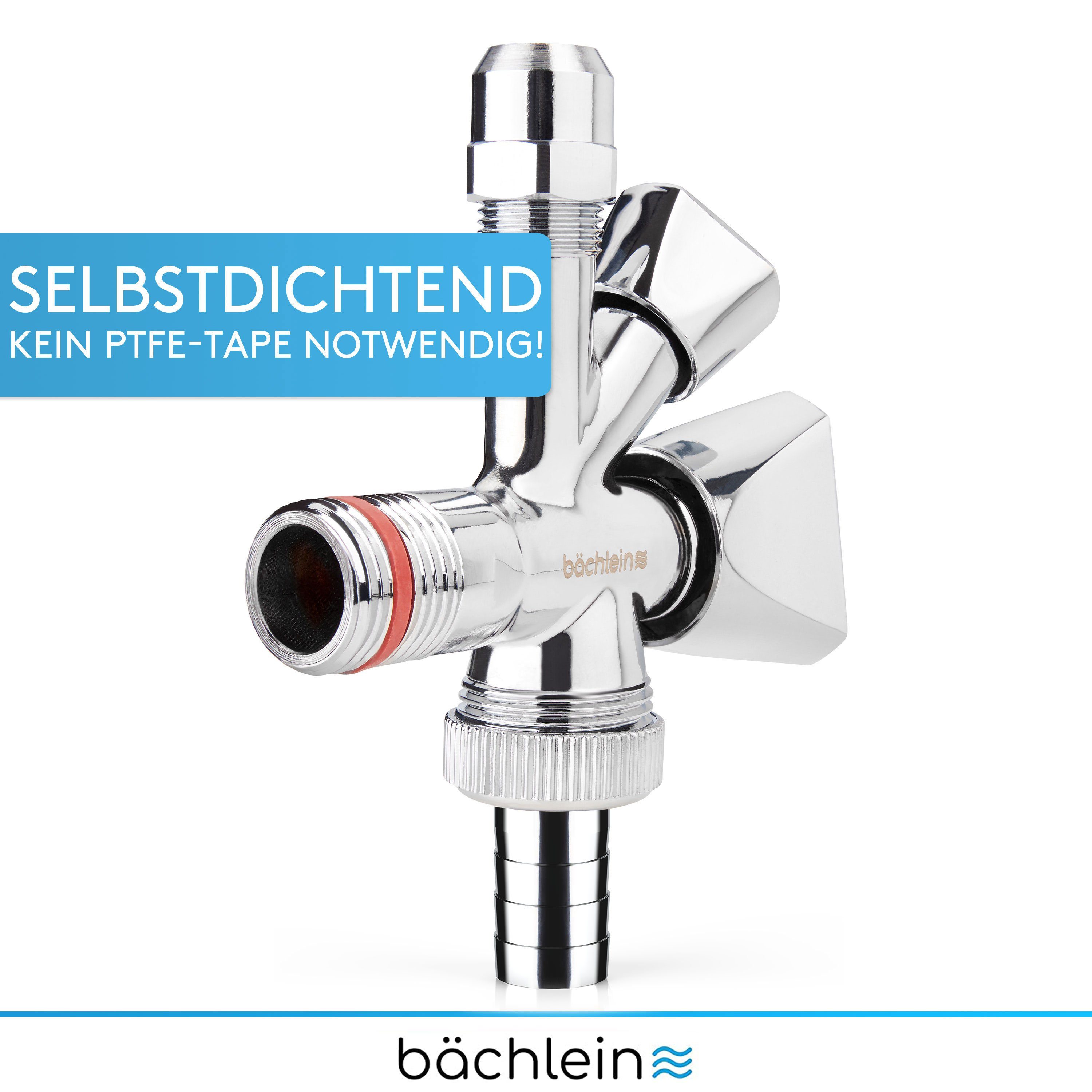 Bächlein Geräteventil Kombi-Eckventil, Chrom