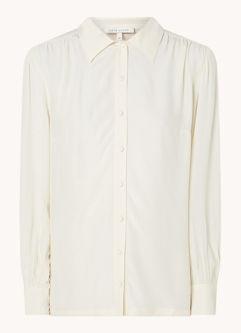Fifth House  Shell blouse met pofmouw
