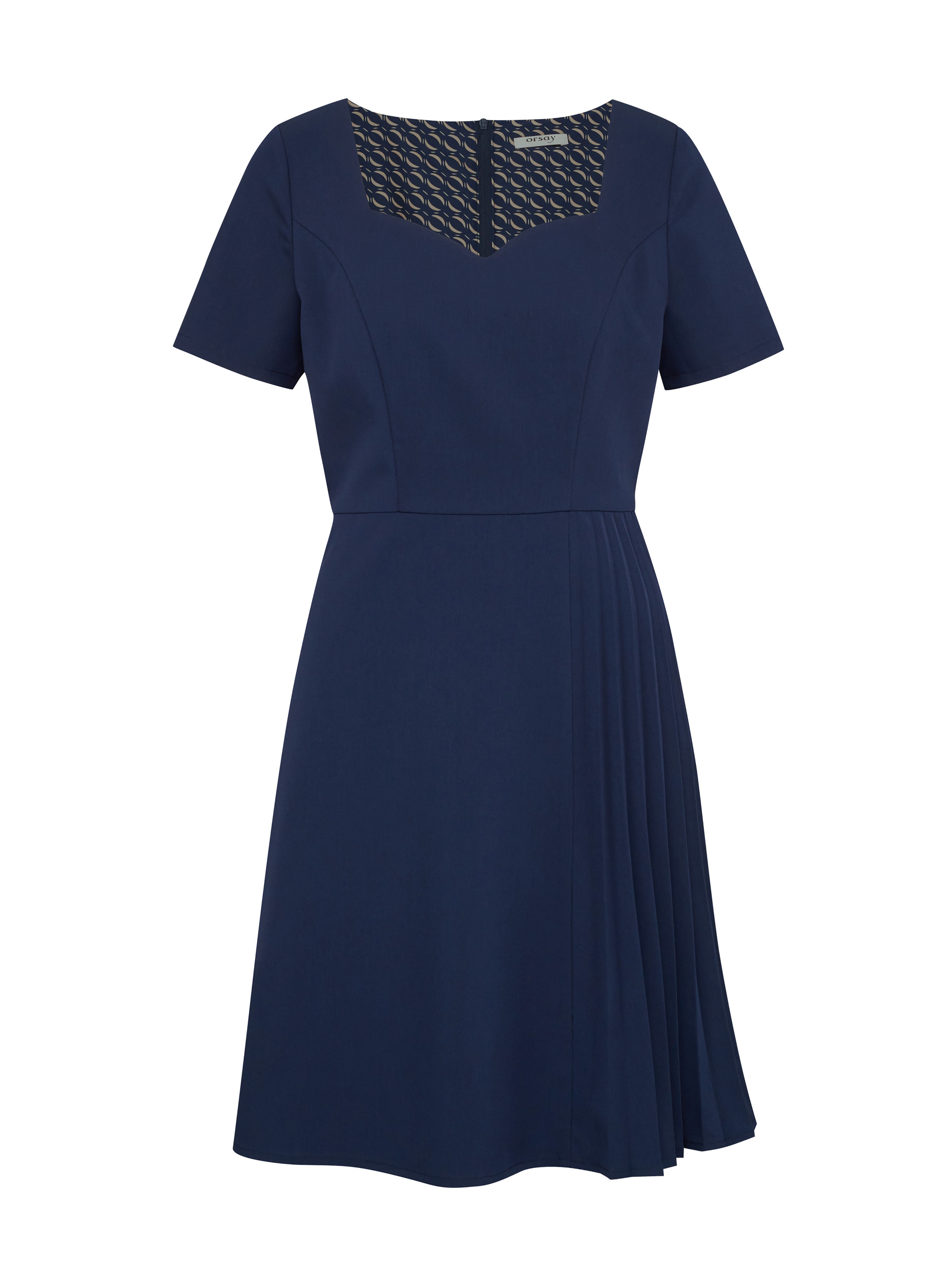 Blaues knielanges Kleid ORSAY