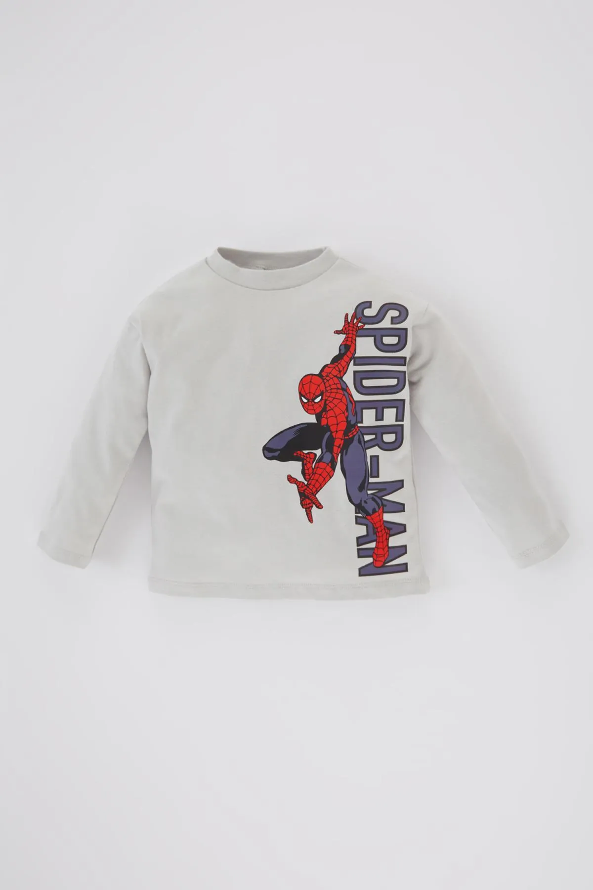 DeFacto  Baby-Jungen Marvel Comics Langarm-T-Shirt mit Rundhalsausschnitt, gekämmter Baumwolle, C0629a524sp