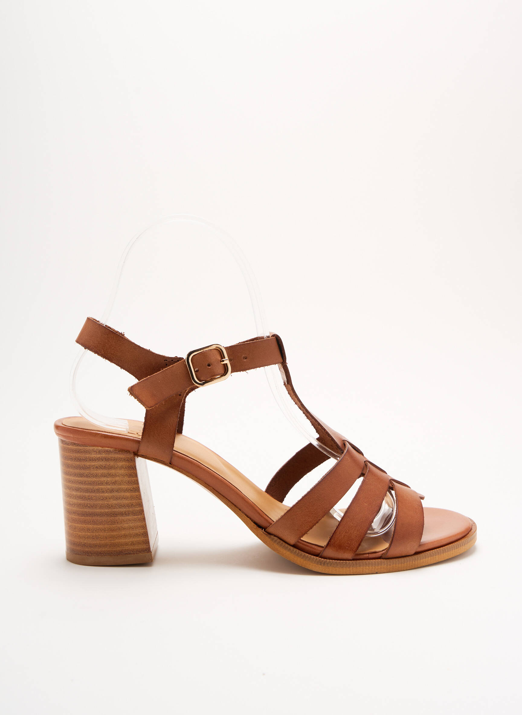 Aliwell Sandales Nu Pieds Femme couleur marron