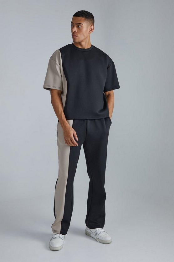 Kastiges Scuba Colorblock T-Shirt & Jogginghose