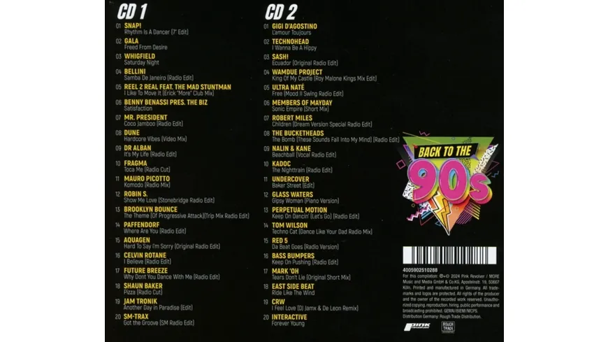 Back To The 90s - The Biggest Hit Collection