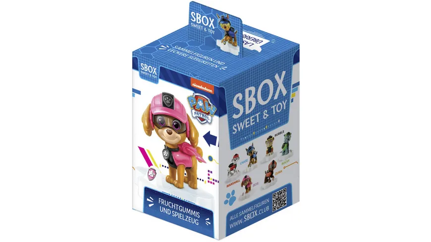PAW PATROL SBOX Fruchtgummis & Spielzeug 10 g