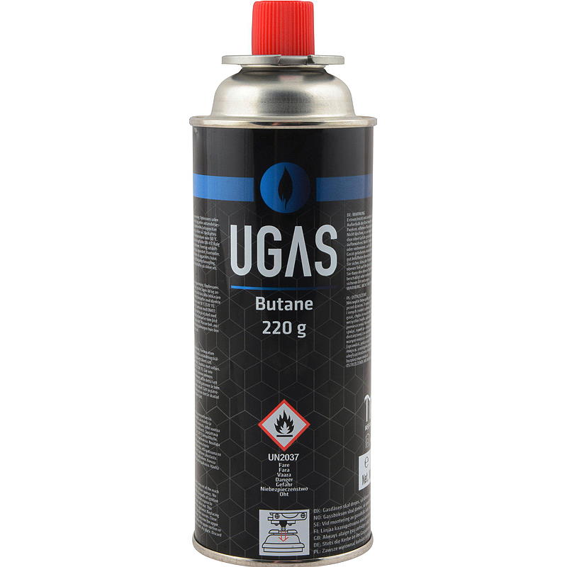 Gassboks 220 g for minikjøkken/grill, Ugas