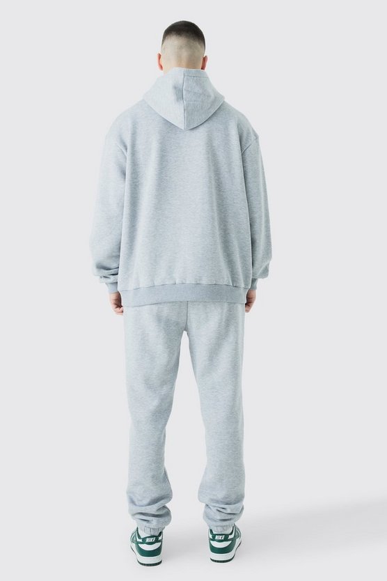 Tall Oversize Sweatshirt-Trainingsanzug mit Bronx-Print