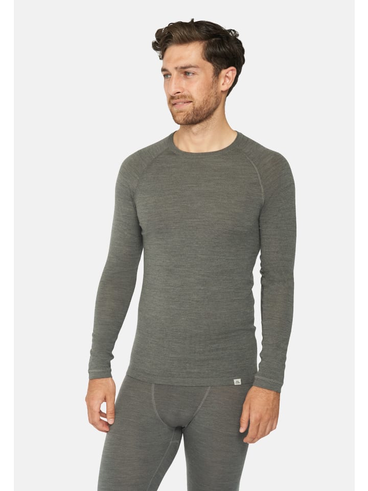 DANISH ENDURANCE Baselayer-Set Merino Baselayer in dark grey günstig kaufen
