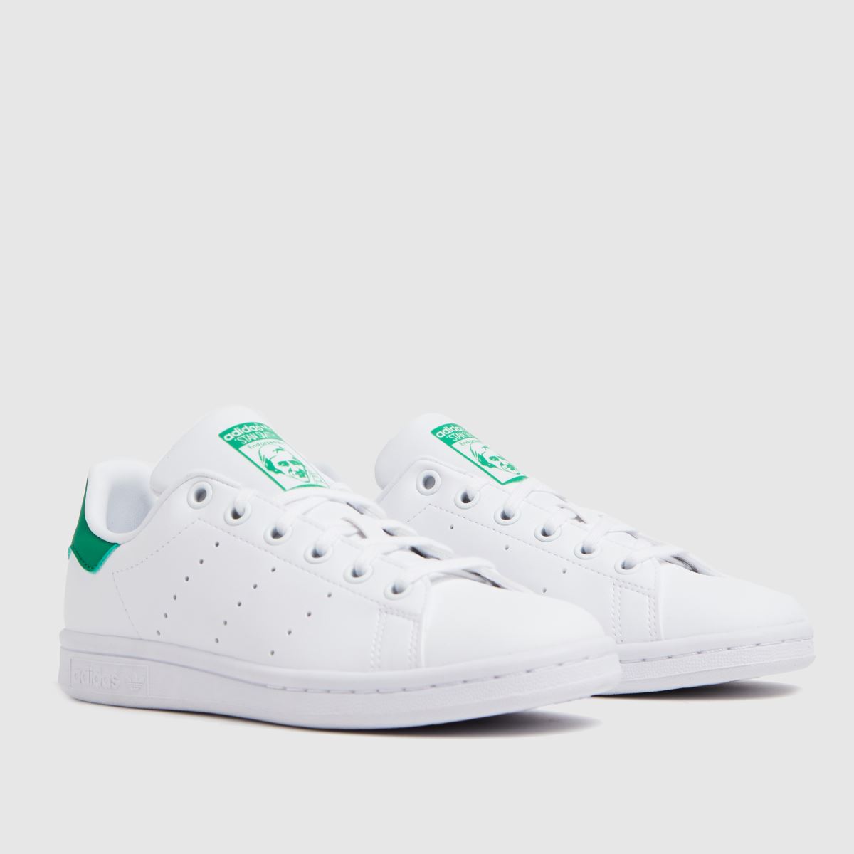 adidas belo-zeleni športni copati Stan Smith Youth