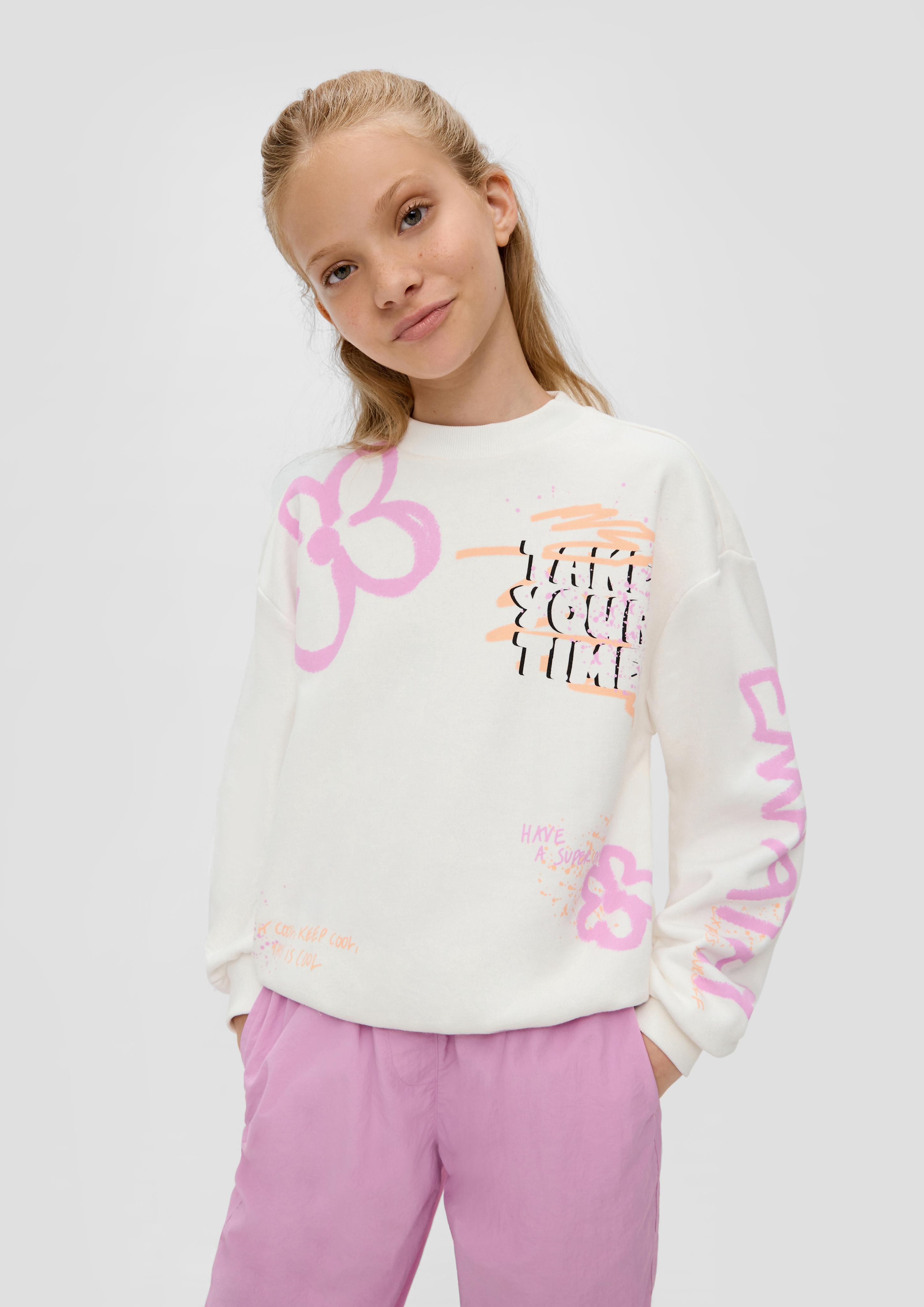 Weiches Sweatshirt mit Frontprint  2140216-0210