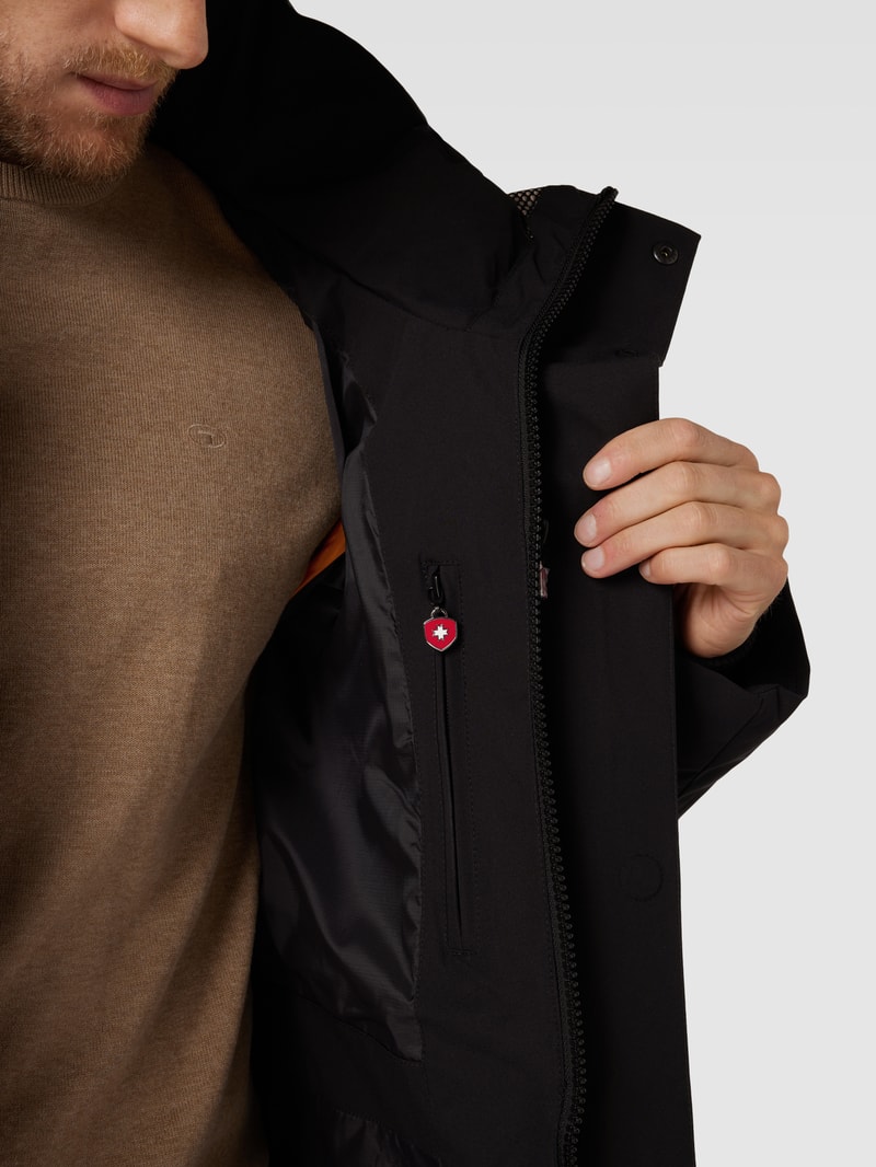 Funktionsjacke mit Storm Cuffs Modell 'PAVAM' in schwarz