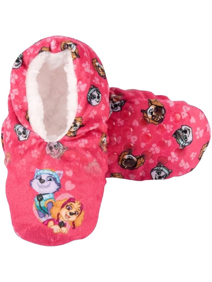 Paw Patrol Pantoffeln – Kuschelige Hausschuhe für Kinder in Pink in Pink günstig kaufen
