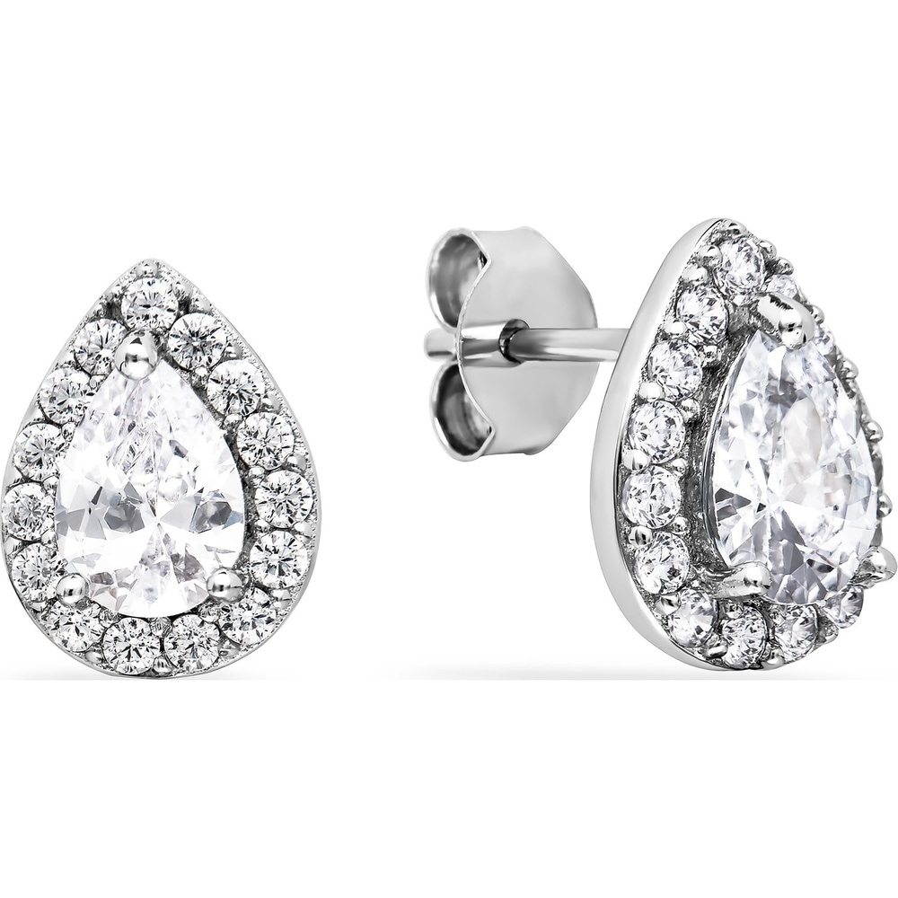 FAVS Boucles d'oreilles à fermoir à poussette 925 Argent Boucles d'oreilles