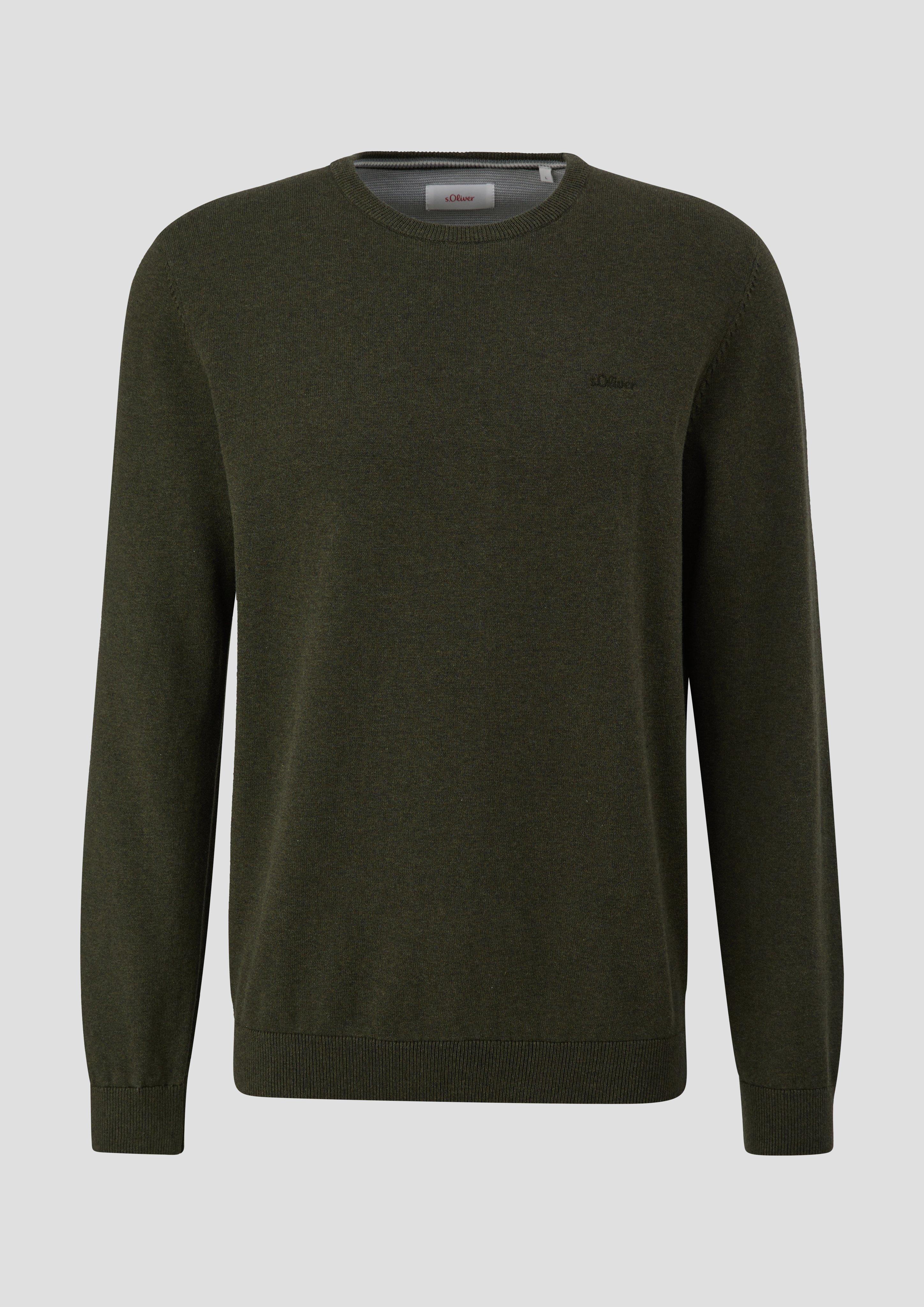 Strickpullover mit Logo-Stickerei  2143173-79W0