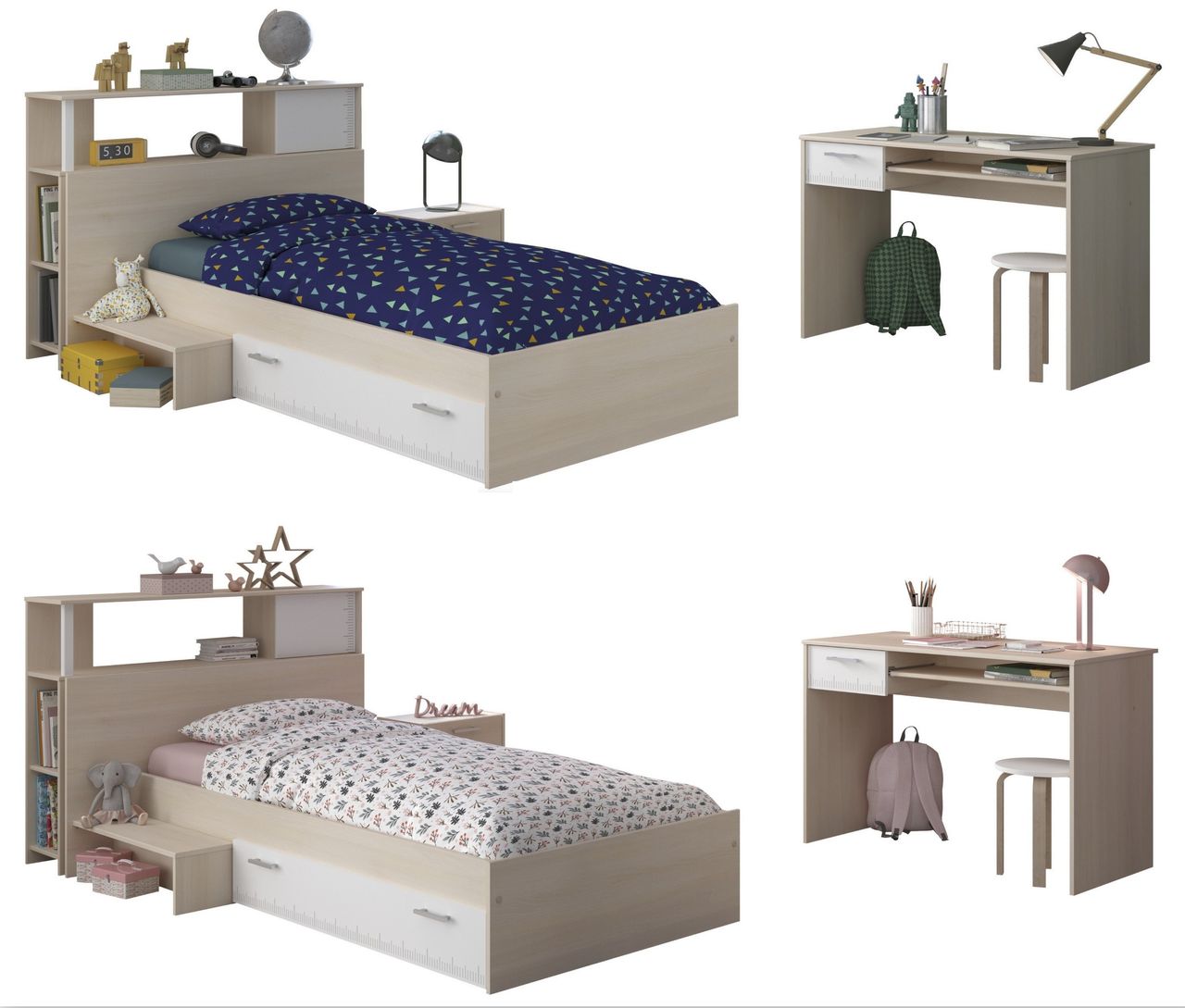 Parisot Kinderzimmer, 4-tlg., Charly 11