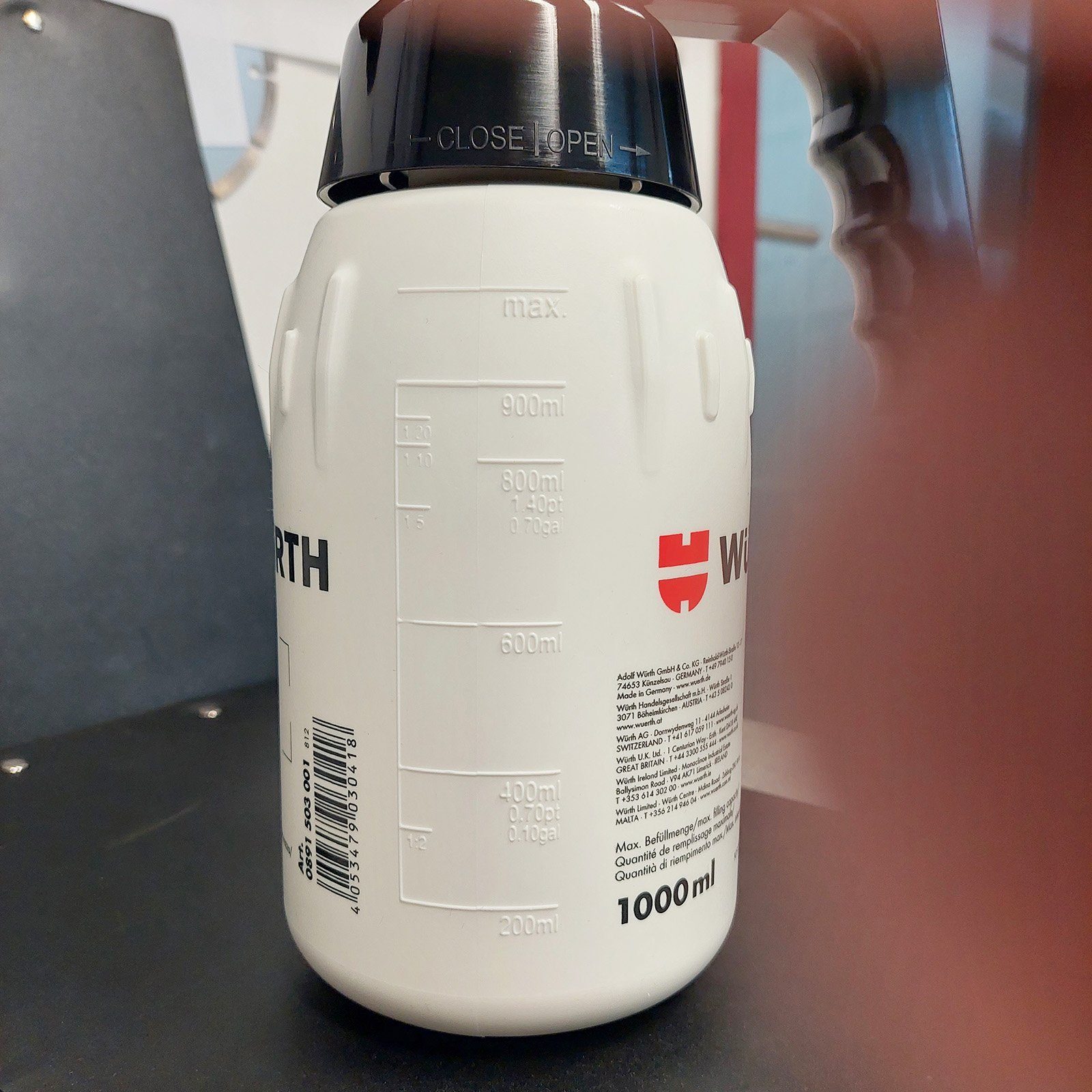 Würth Foliengewächshaus Würth Pumpsprühflaschen 1 Liter Grau Lösemittelbeständig Spar-Set