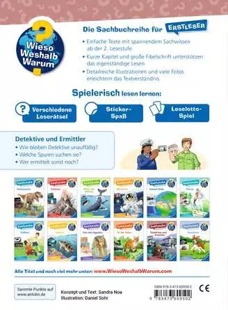Ravensburger Wieso? Weshalb? Warum? Erstleser, Band 11: Detektive und Ermittler