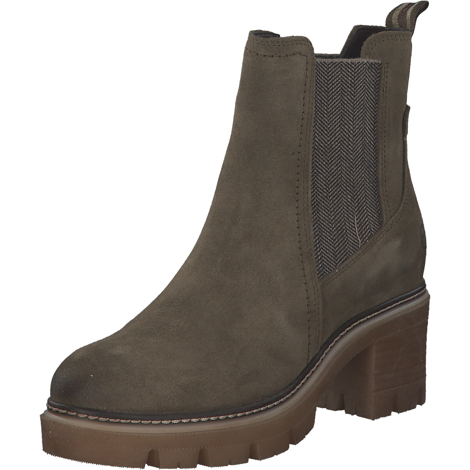 Tamaris 25936, Chelsea Boots, Damen, Grün